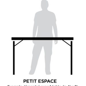 Exposant – Petit espace – 75$